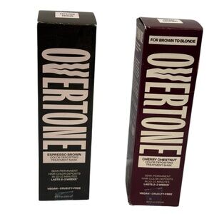 NEW Overtone Semi - Permanent Hair Color Bundle ~ 2 Included